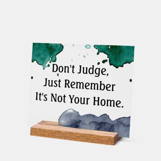 Signal acrylique du devis (Angle)