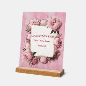 Signal acrylique élégant - Parfait pour les Mariag (Angle)