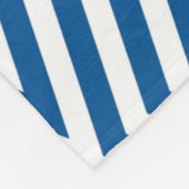 Signal Blue Moods Diamond Chevrons Fleece Deken (Hoek)