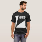 Signal Comics T-Shirt - Black (Voorkant volledig)