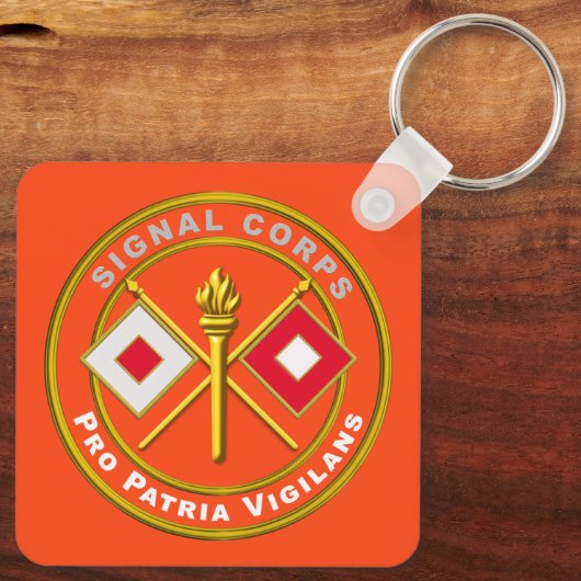 Signal Corps Sleutelhanger (Achterkant)