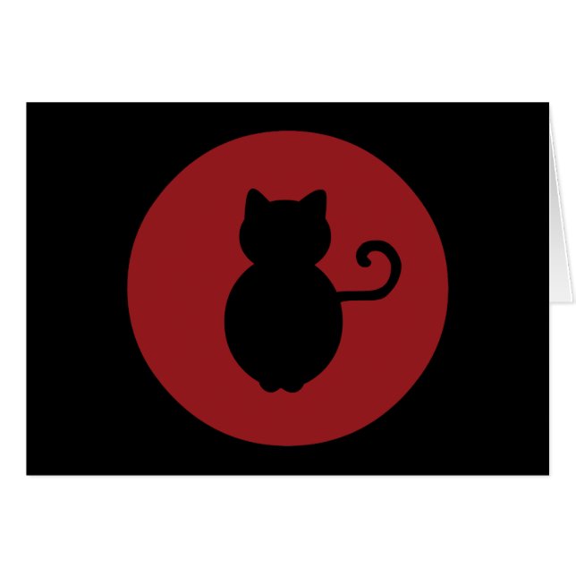 Signal de chat Silhouette (Devant horizontal)