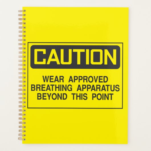 Signal de prudence Porter un appareil respiratoire (Devant)