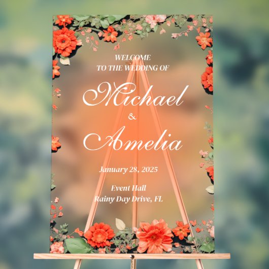 Signal Mariage de bienvenue italien Coucher de sol (Neutre)