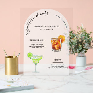 Signal mariage de son et de ses boissons