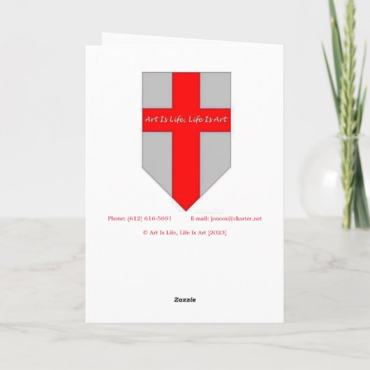 "Signal restauré" Carte Get Well (Dos)