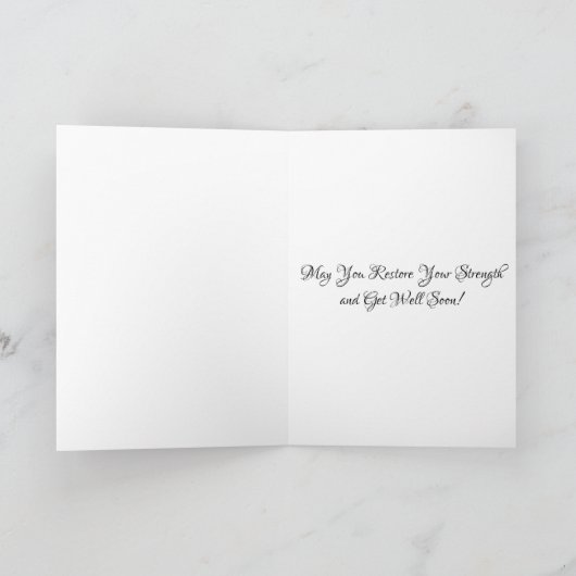 "Signal restauré" Carte Get Well (Intérieur)