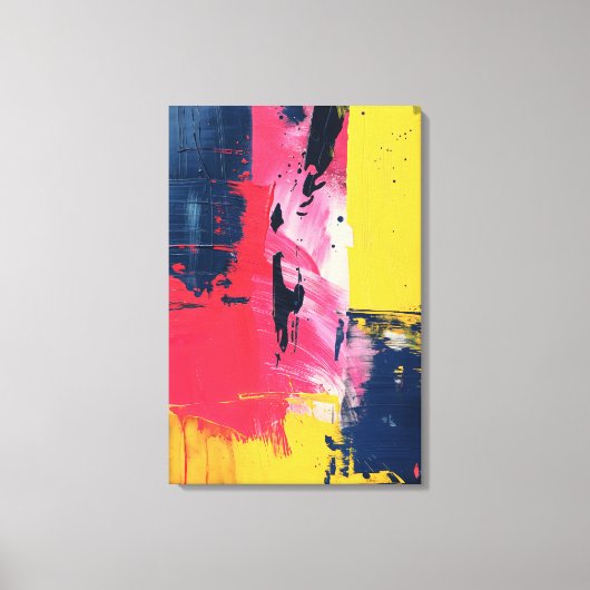 Signal Through the Fracture Canvas Afdruk (Voorkant)