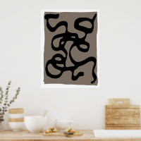 Signalen op afstand: Abstract zwart & grijs