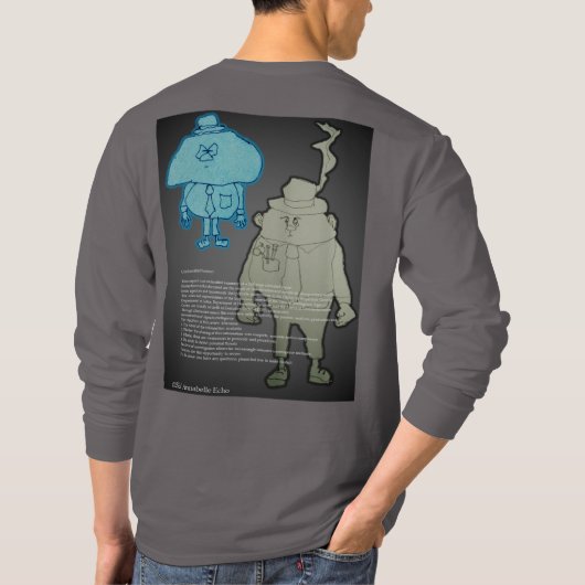 Signalen van intelligentie! t-shirt (Achterkant)