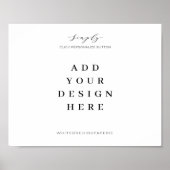 Signalisation Mariage de 10 po x 8 po, impression  (Devant)