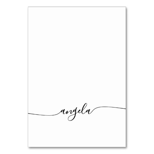 Signature Black Glam Nom individuel Cartes de prés (Par défaut)