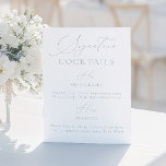 Signature Boire Dusty Blue & White Menu Mariage<br><div class="desc">Avec son mélange sophistiqué de bleu poussiéreux doux et de blanc immaculé, ce menu vous propose de savourer vos boissons crées dans un design moderne et chic. Parfait pour un thème mariage élégant et cohésif, il sert à la fois de guide fonctionnel pour vos invités et d'élément de décoration élégant....</div>