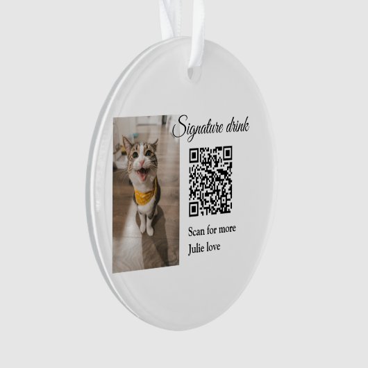 Signature boisson scanner QR code ajouter le nom d (devant)