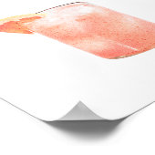 Signature Boissons Mariage Cocktail Menu Poster (Coin)