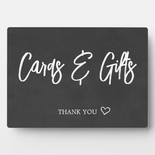 Signature boissons panneau noir Plaque de table (Devant)