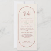 Signature Cocktail Double Arch Drink Menu Kaart (Voorkant)