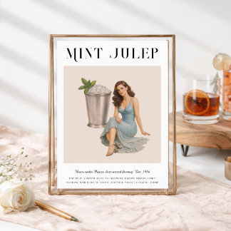 Signature Cocktail | Pisces Zodiac Birthday Kaart