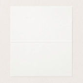 Signature Cream Minimalist Simple Plain Visitekaartjes (Binnenkant ongevouwen)