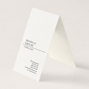 Signature Cream Modern Professionele Exclusief Visitekaartjes