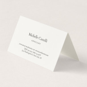 Signature Cream Professioneel Uniek Klassiek Visitekaartjes