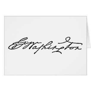 Signature de George Washington