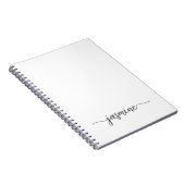 Signature de recette de livre blanc simple fille (Côté Droit)