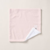Signature de script monogramme rose (Gant de toilette)