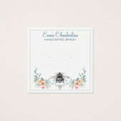 Signature de script Personnalisé Bee Floral (Devant)