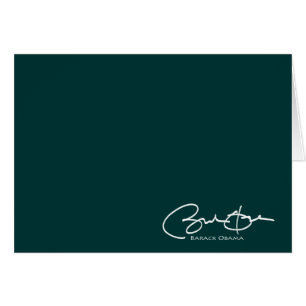 Signature d'Obama