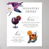 Signature Drink Paarse & Black 'Til Death Poster (Voorkant)