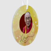 Signature du 14e Dalaï Lama (devant)