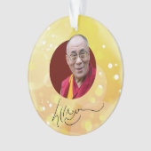 Signature du 14e Dalaï Lama (devant)