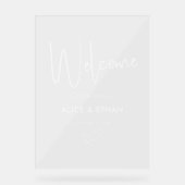 Signature du script de bienvenue de mariage (Recto)