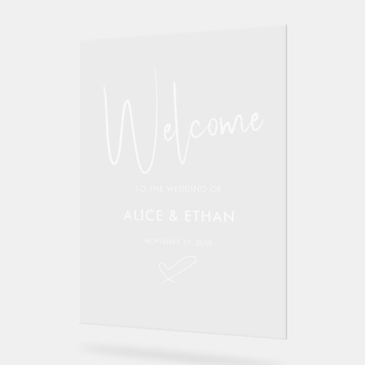 Signature du script de bienvenue de mariage (Angle)