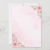 Signature Elegance Wedding Invitation Kaart (Achterkant)