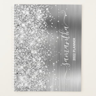 Signature Féminin Paillettes et Feuille d'Argent