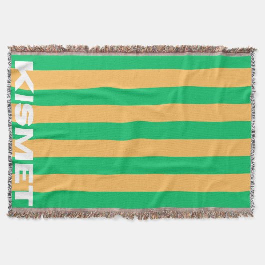 Signature Green Kismet Deken (Voorkant)