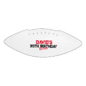 Signature Keepsake Birthday Football (Paneel)