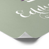 signature mariage livre d'or oiseau pourpre (Coin)