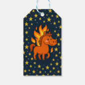 Signature Matte with a red horses Cadeaulabel (Achterkant)