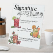 Signature Mocktail Reclamebord Met Voetstuk (Insitu)