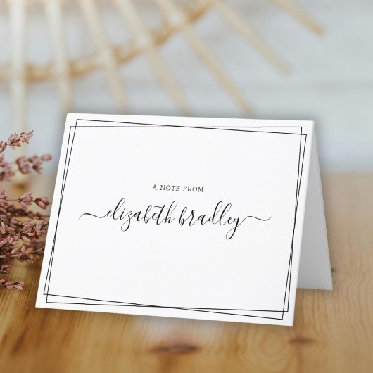 Signature Monogramme À Partir De La Carte De Burea