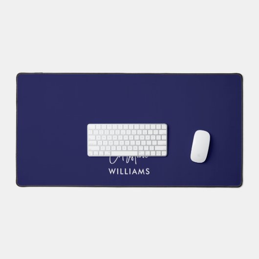 Signature Monogramme manuscrit Script BLANC BLANC (Clavier et souris)