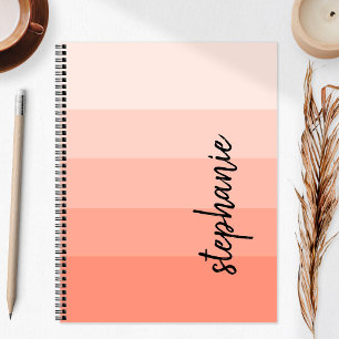 Signature personnalisée Bloc couleur corail 2024