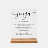 Signature Script Jenga Mariage Guestbook (Recto)