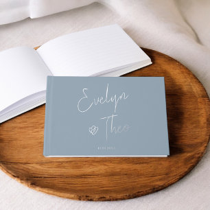 Signature Script Mariage Bleu élégant