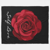 Signature Self Love Fleece Blanket (Voorkant (Horizontaal))