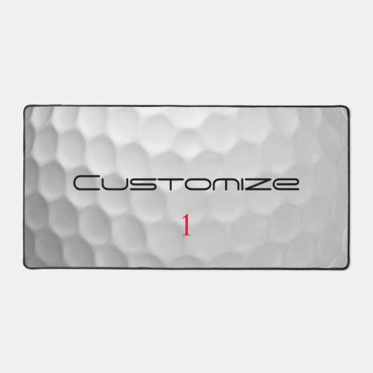 Signature Series 1 Personalized Golf Ball Gifts Bureaumat (Voorkant)