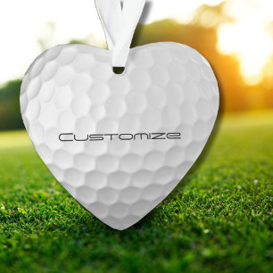Signature Series Gepersonaliseerde Golfbal Cadeaus Ornament